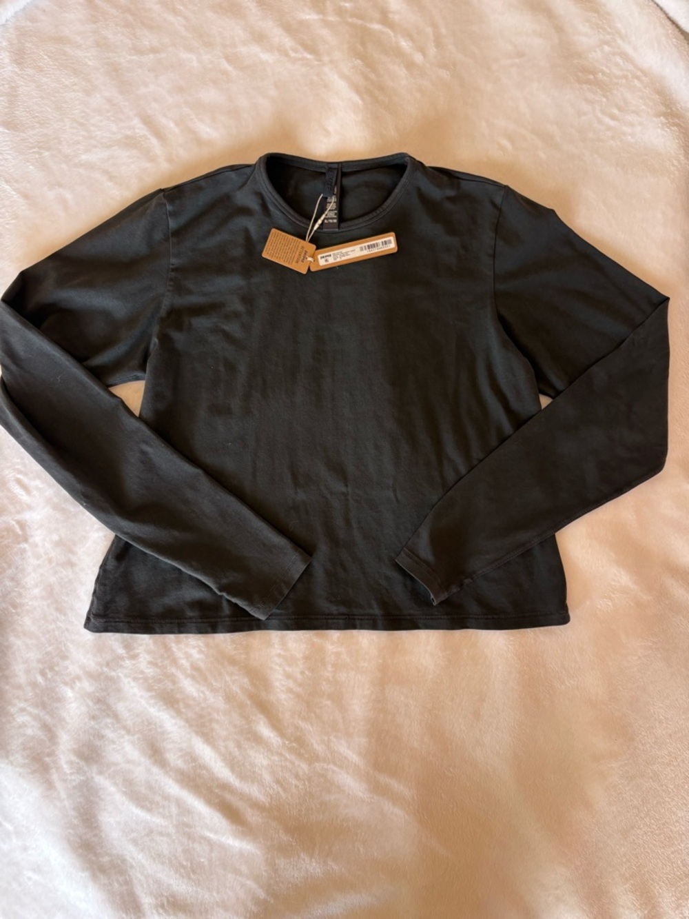 SKIMS New Vintage Cropped Long Sleeve T-Shirt